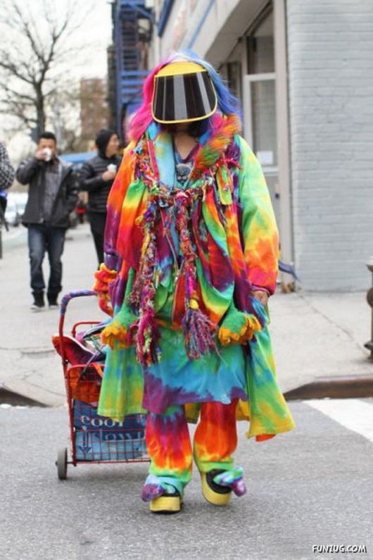 Unusual Fashion On The Streets