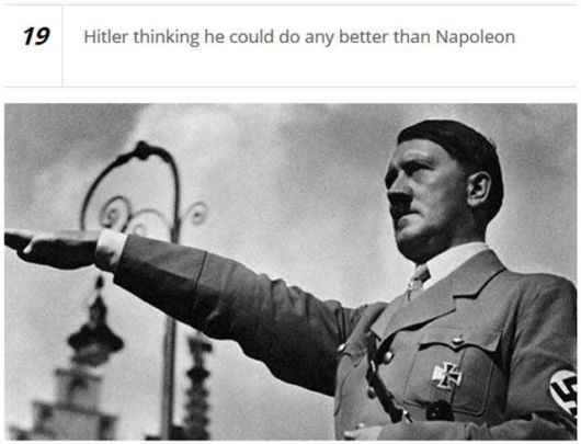 25 Of The Biggest Mistakes Ever Made In History