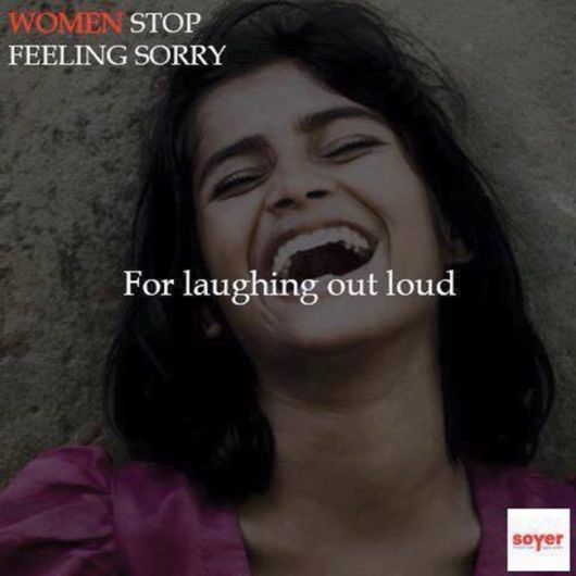 Women Stop Feeling Sorry