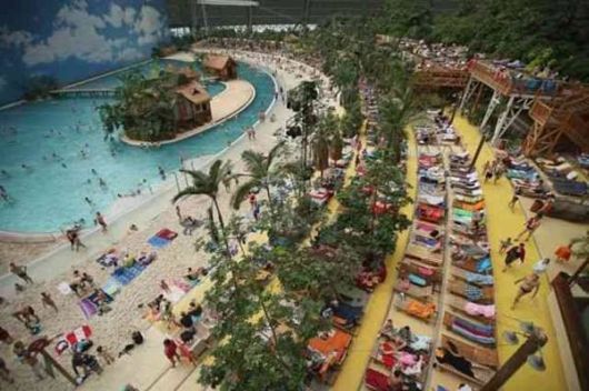 A Man-Made Tropical Island Resort In Germany