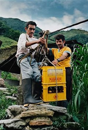 A High Altitude Zipline To School