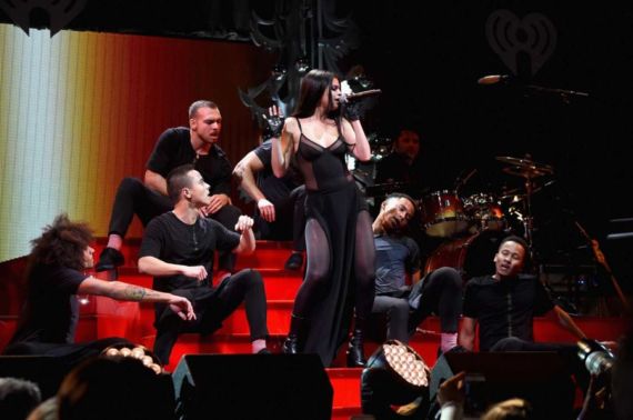 Selena Gomez Performs At Q102s Jingle Ball 2015