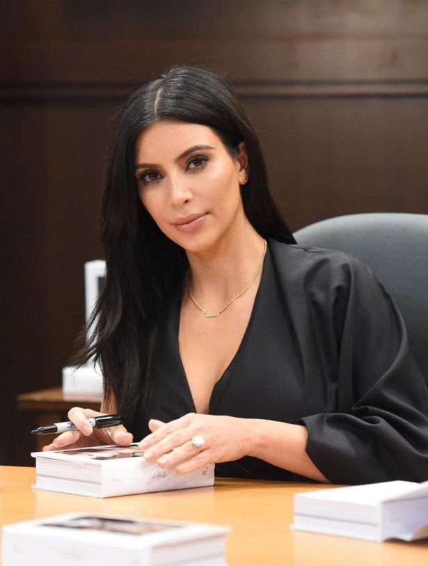 Kim Kardashian For Selfish Book Signing In LA