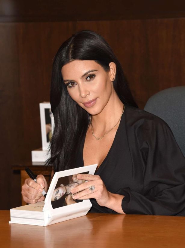 Kim Kardashian For Selfish Book Signing In LA