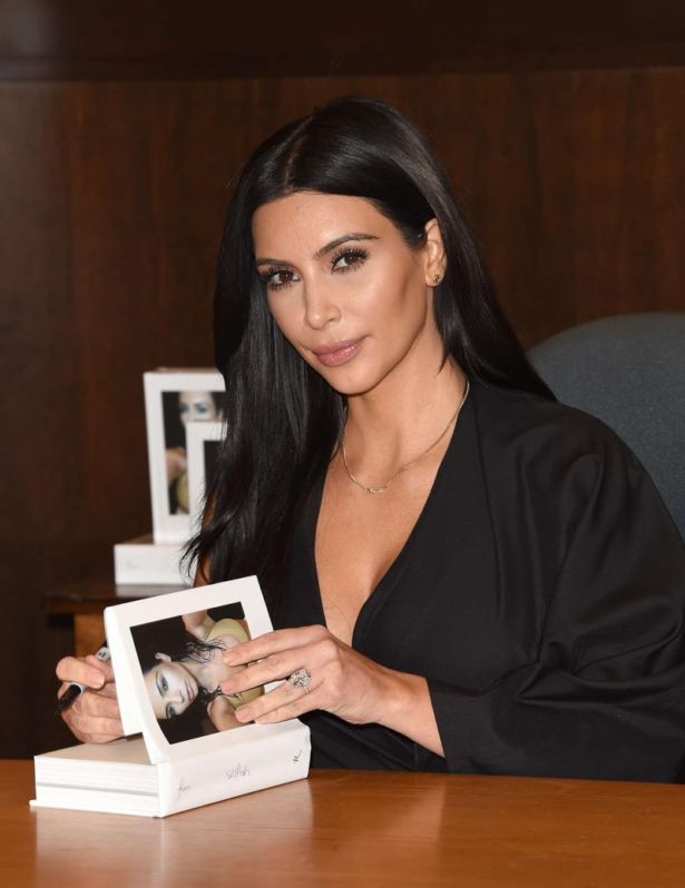 Kim Kardashian For Selfish Book Signing In LA