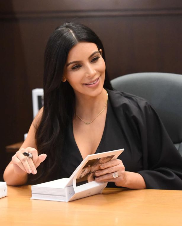 Kim Kardashian For Selfish Book Signing In LA