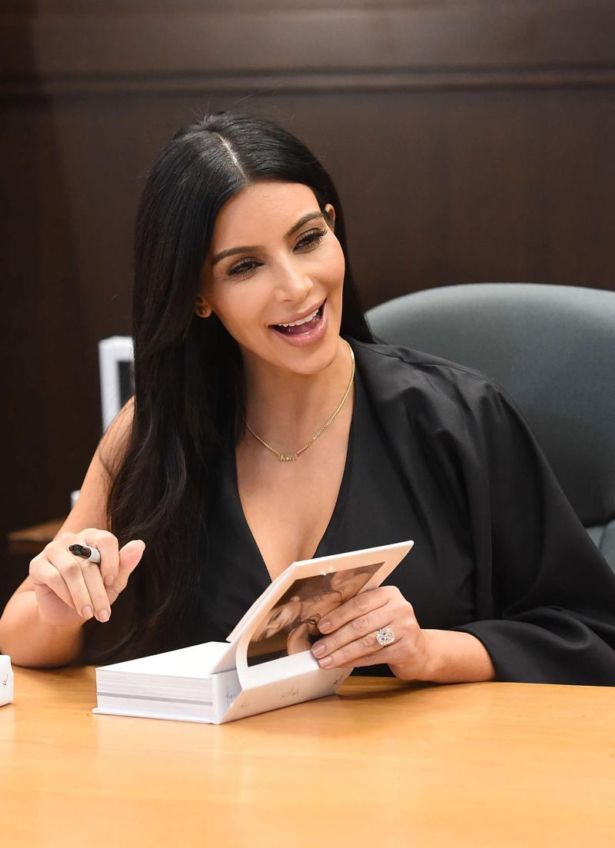Kim Kardashian For Selfish Book Signing In LA