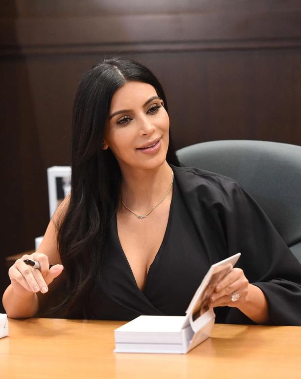 Kim Kardashian For Selfish Book Signing In LA