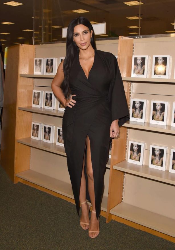 Kim Kardashian For Selfish Book Signing In LA