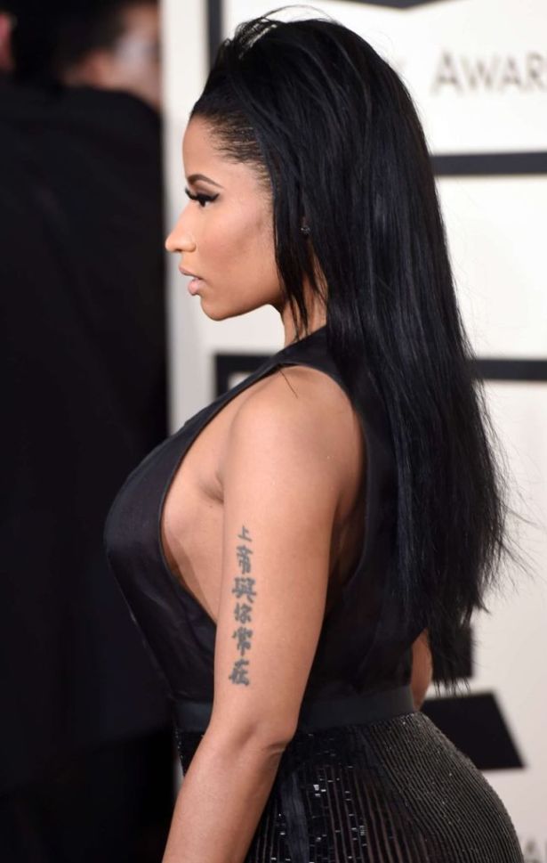 Nicki Minaj Attends 2015 GRAMMY Awards