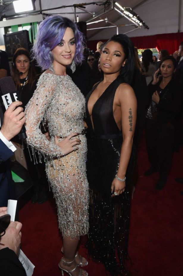 Nicki Minaj Attends 2015 GRAMMY Awards