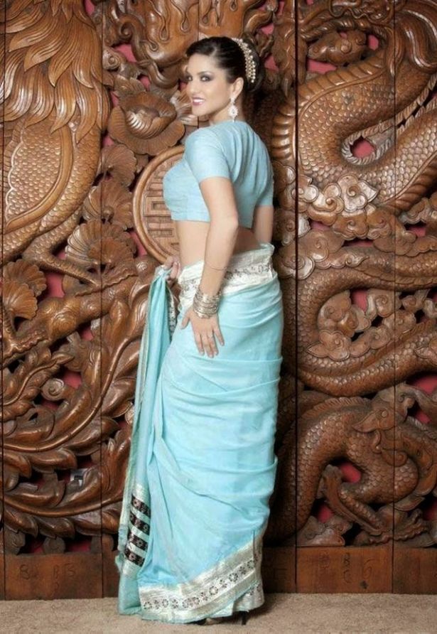 Sunny In Traditional Saree Photoshoot