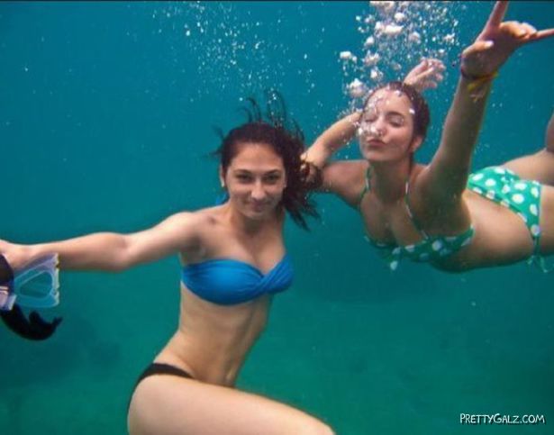 The Underwater Beauties In The Blue