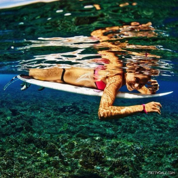 The Underwater Beauties In The Blue