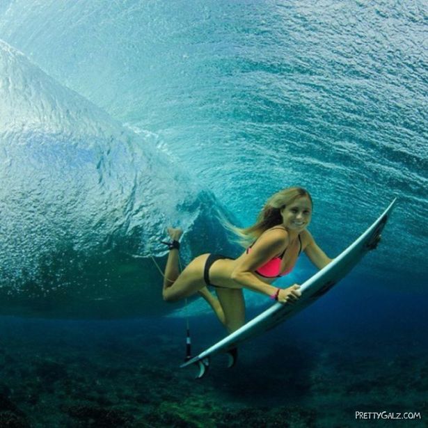 The Underwater Beauties In The Blue