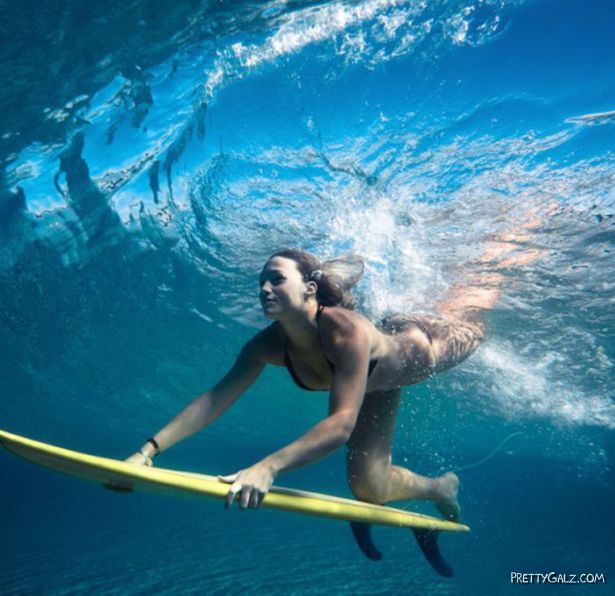 The Underwater Beauties In The Blue