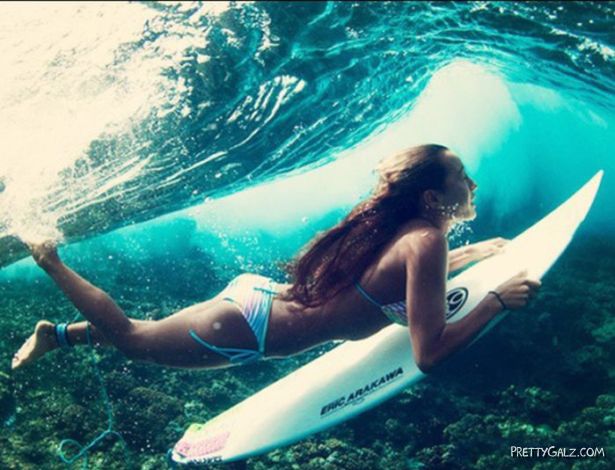The Underwater Beauties In The Blue